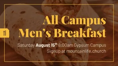 Quarterly Men's Breakfast