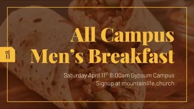 Quarterly Men's Breakfast